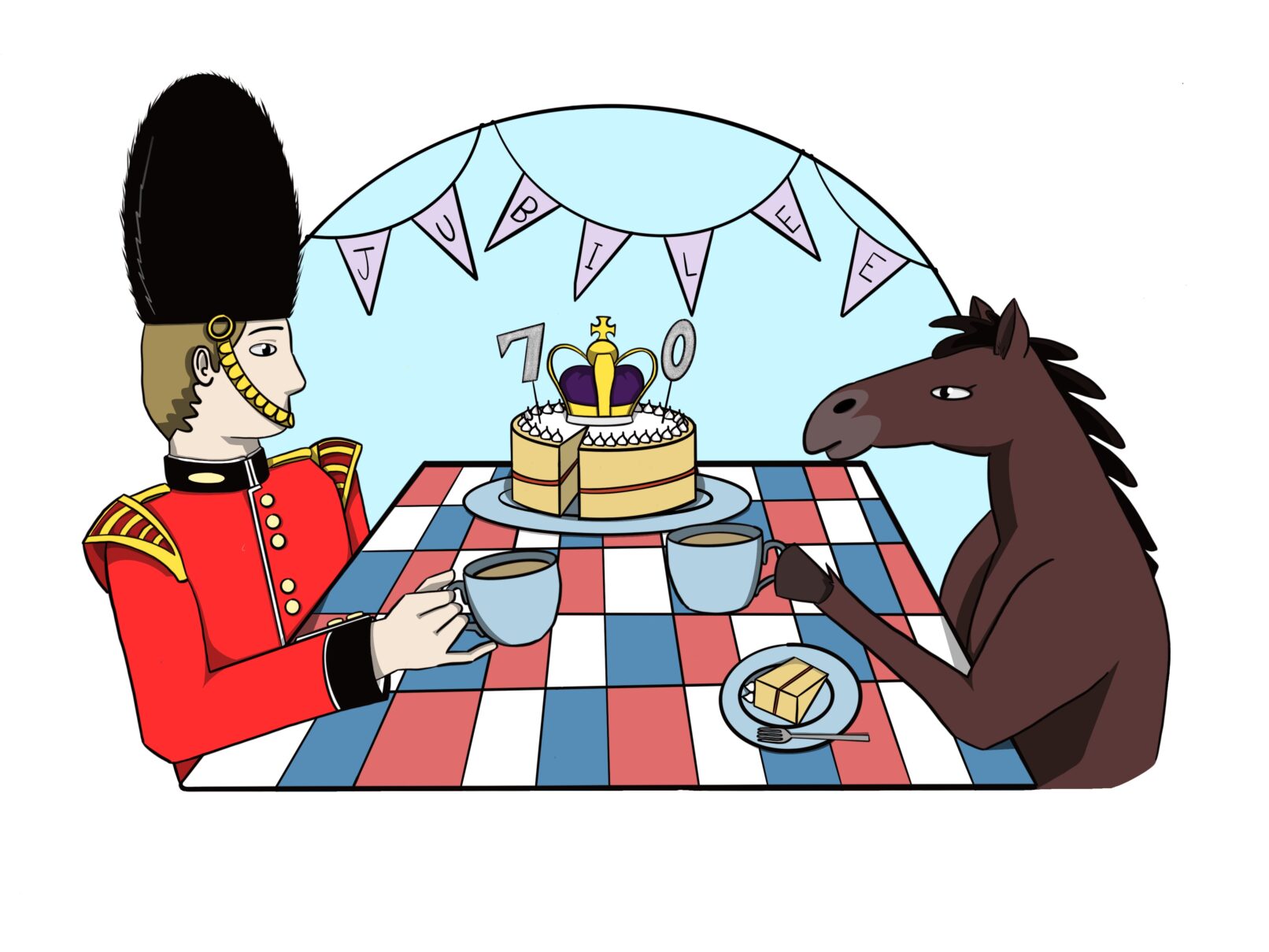 The Queen's Platinum Jubilee emblem entry by Kari Webb